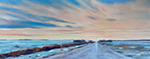 Adele Knowler - Dusk Over Fields